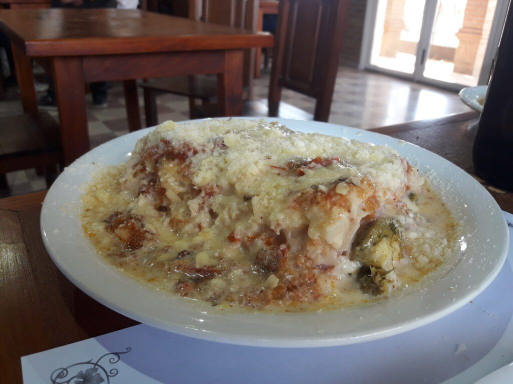 Lasagna de La Buona pasta de minga