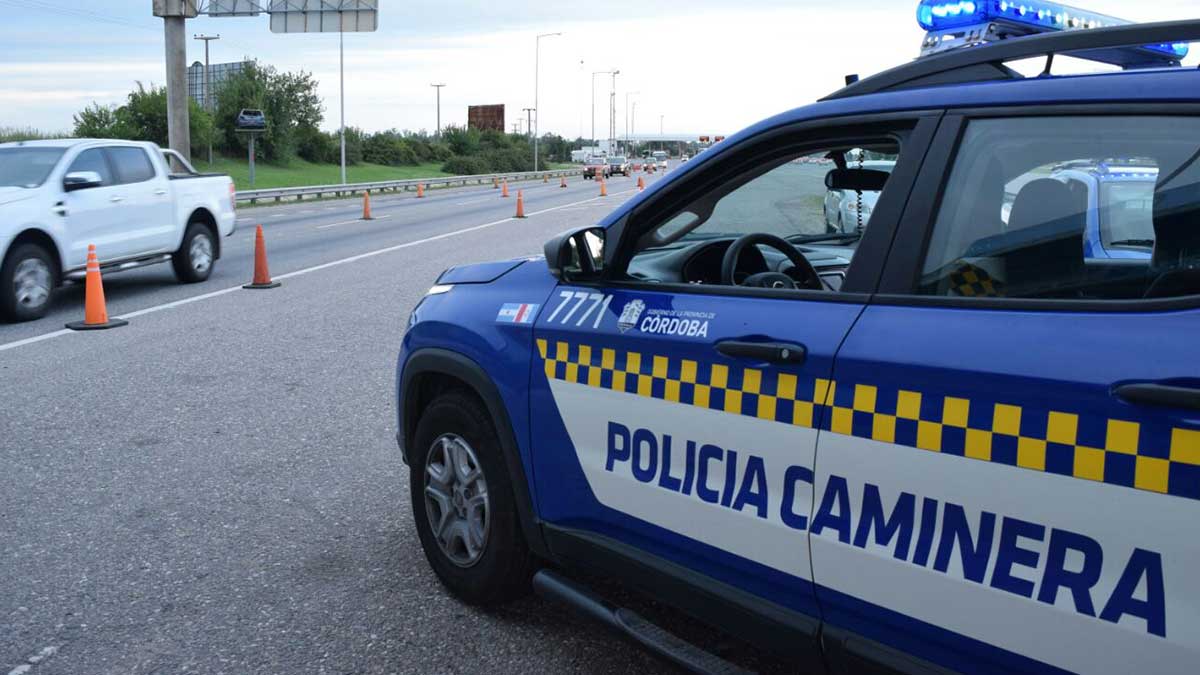 Policía Caminera en las rutas de Córdoba