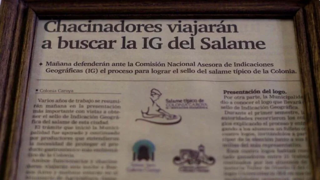 Indicación geográfica de los salames de Colonia Caroya