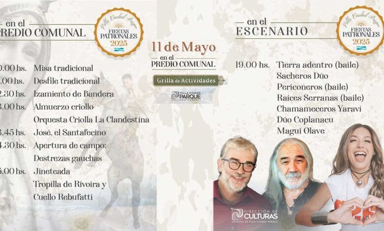 fiestas patronales de villa ciudad parque