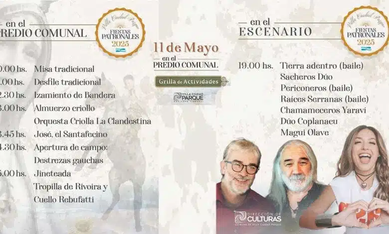 fiestas patronales de villa ciudad parque