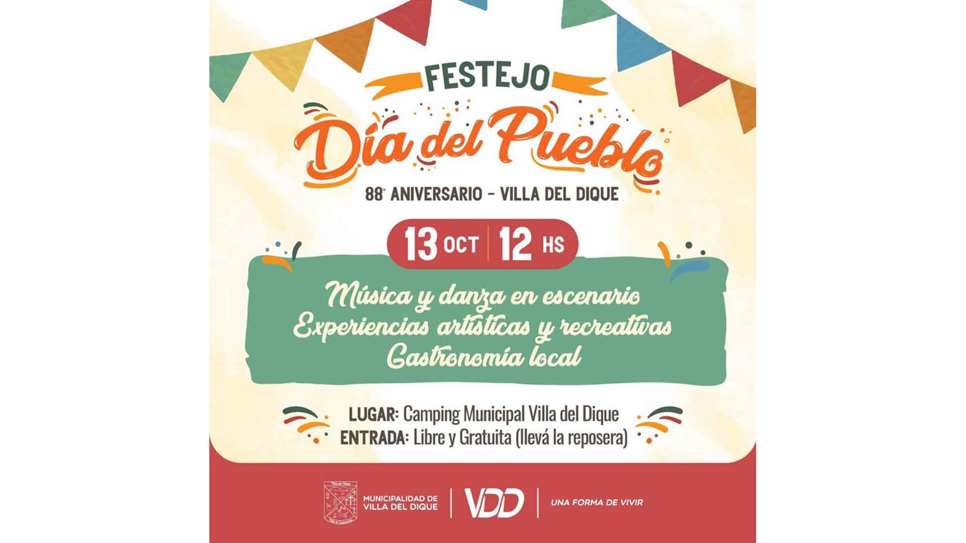 Día del Pueblo Villa del Dique Calamuchita - Amo Córdoba