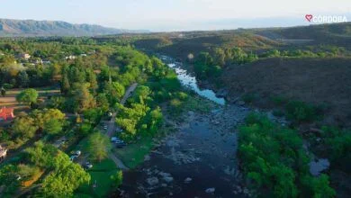 Río Cosquín vista aérea - Amo Cordoba