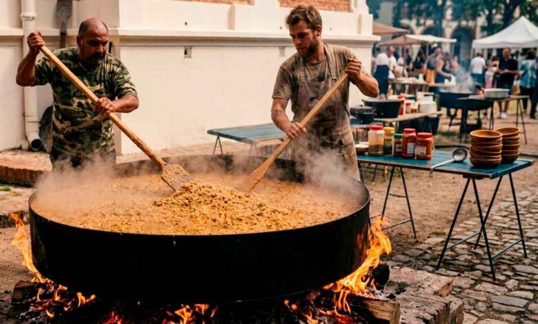 Festival de la Paella Gigante en Agua de Oro