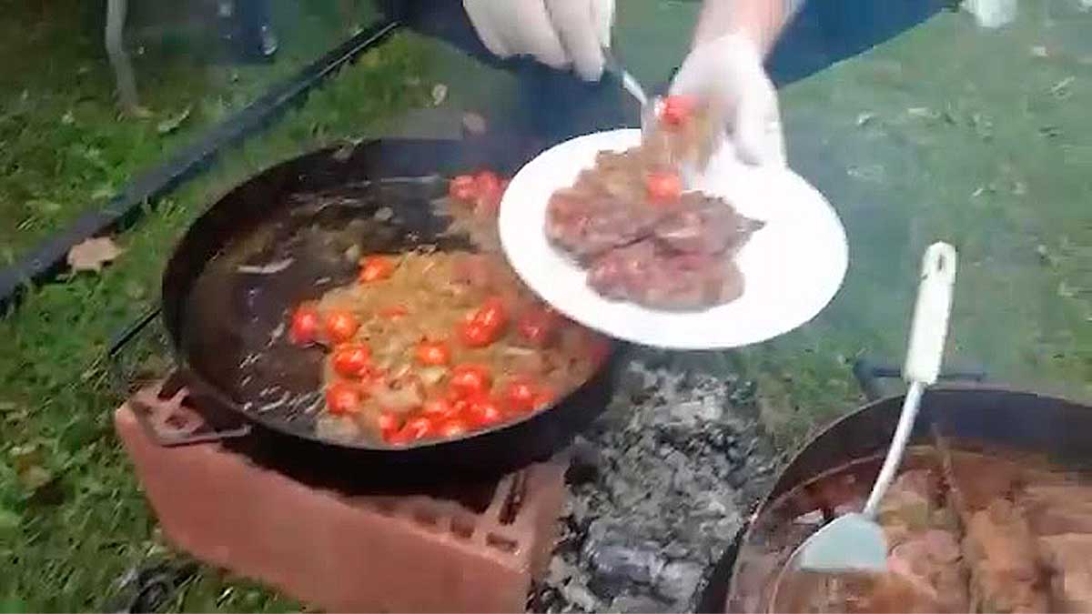 Fiesta de comidas al disco en Monte Buey Córdoba