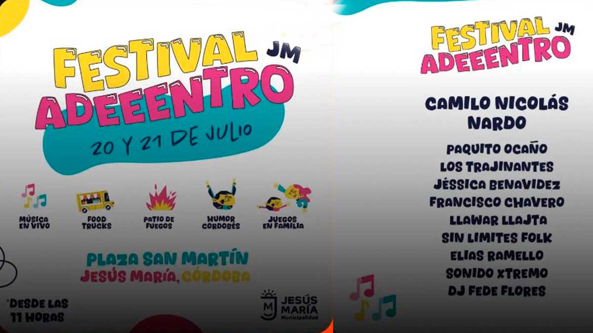 Festival Adeeentro en Jesús María