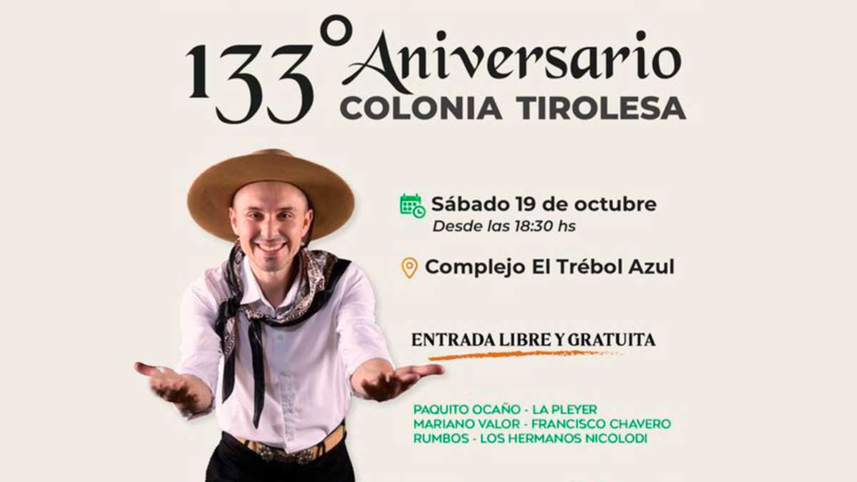 133 aniversario de Colonia Tirolesa