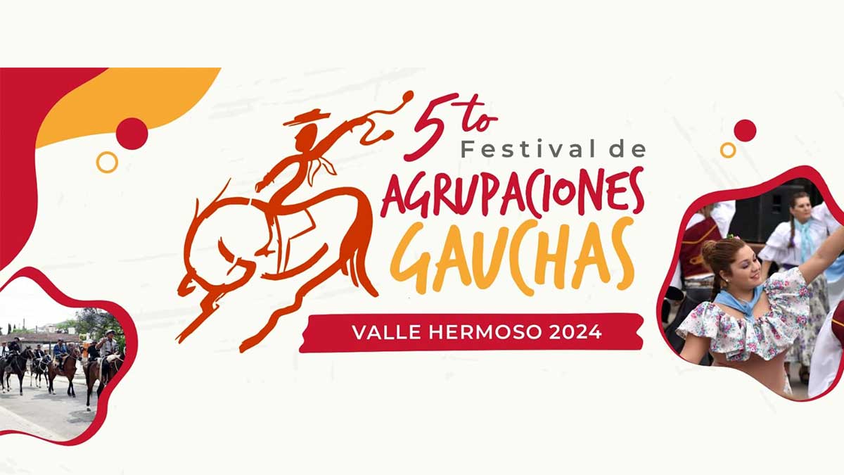 festival de agrupaciones gauchas en Valle Hermoso