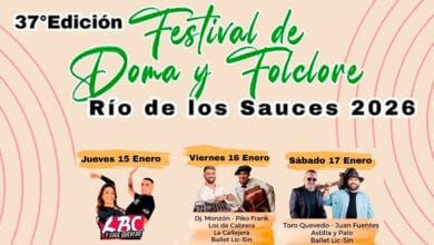 festival de doma y folclore rio los sauces