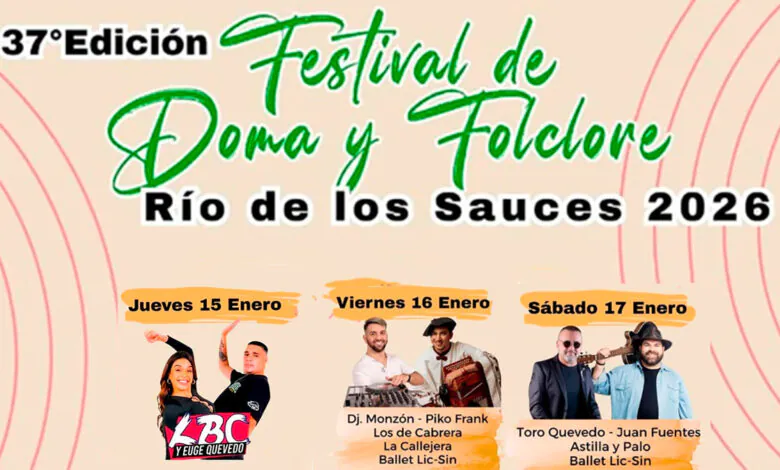 festival de doma y folclore rio los sauces
