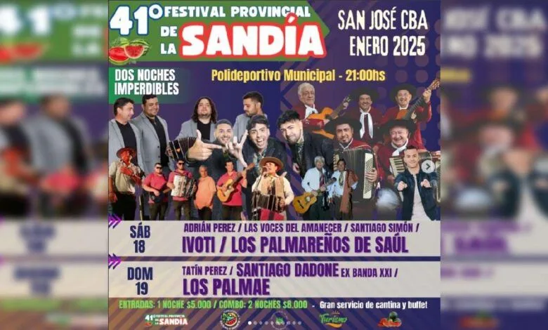 festival provincial de la sandía en san josé