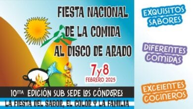 Fiesta Nacional de Comidas al Disco de Arado en Los Cóndores