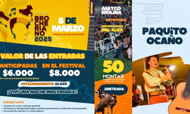 Festival Brocheriano villa santa rosa 2025