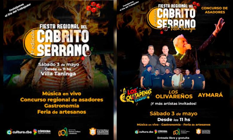 Fiesta Regional del Cabrito Serrano en Villa Taninga