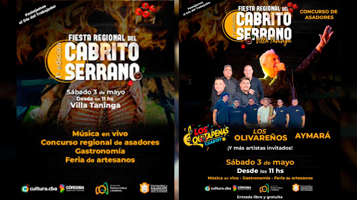 Fiesta Regional del Cabrito Serrano en Villa Taninga