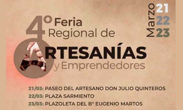Feria de Artesanías en Deán Funes