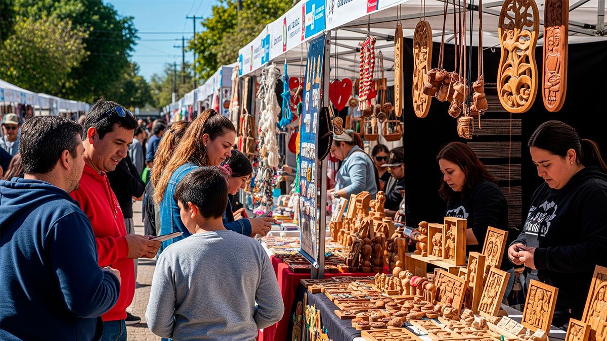 Feria de Artesanías en Deán Funes