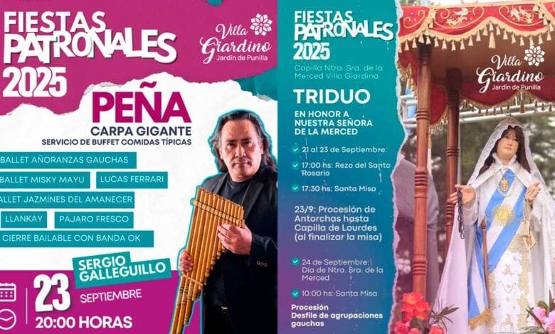 Fiesta patronal de Villa Giardino