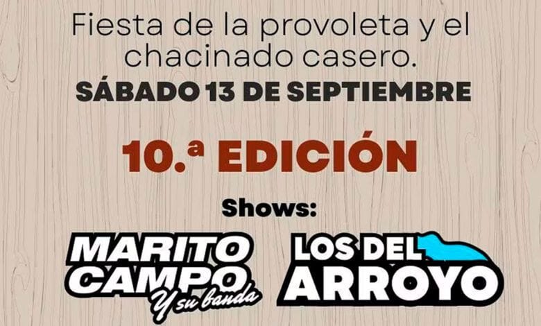 fiesta provincial del queso provoleta y el chacinado casero en arroyo algodón