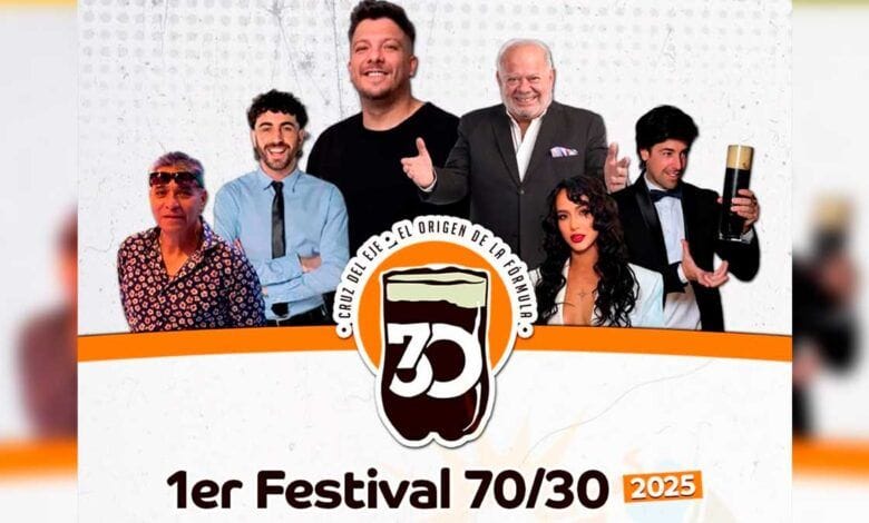 Festival 70/30 en Cruz del Eje