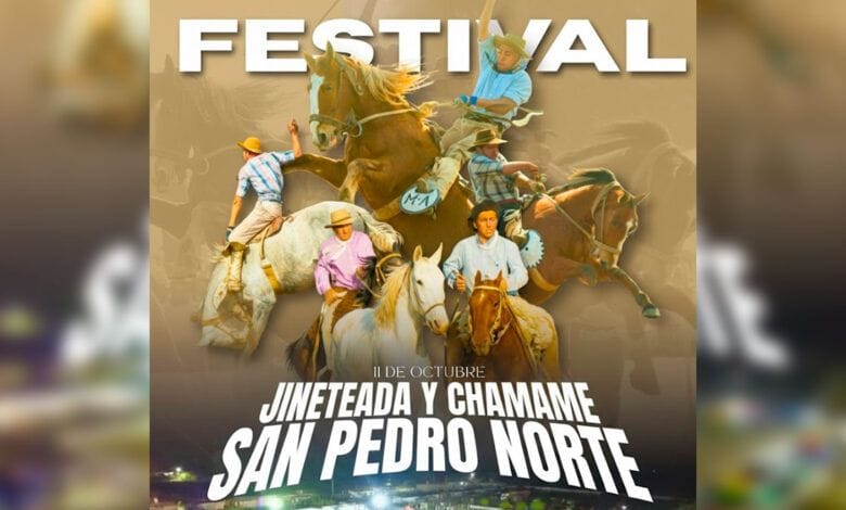 festival de la jineteada y el chamame en san pedro norte