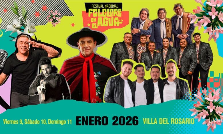 Festival Nacional de Folclore en el Agua en Villa del Rosario