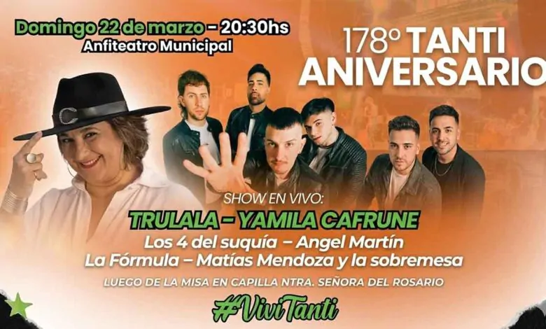 178° Aniversario de Tanti