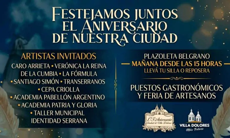 Aniversario de Villa Dolores