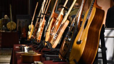 Instrumentos musicales expuestos en la Expo Luthería Córdoba 2026