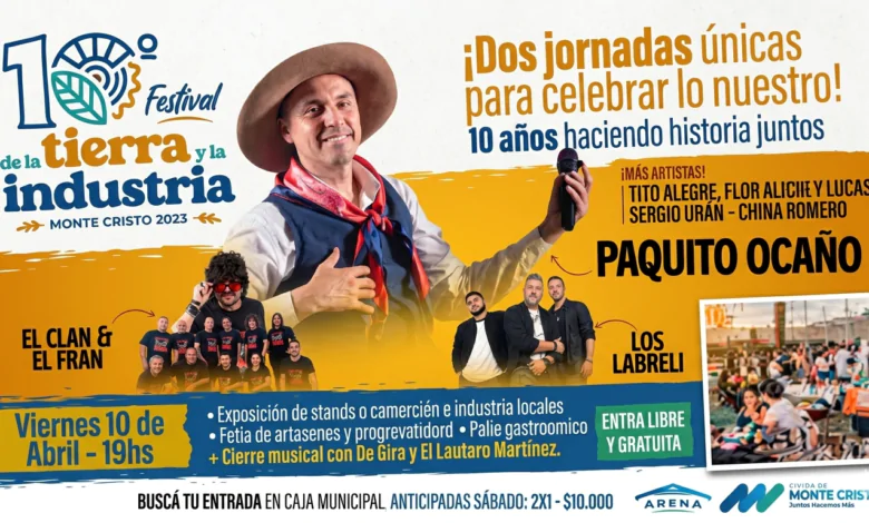 Festival de la Tierra y la Industria Monte Cristo 2026