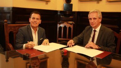Firma del convenio de colaboración entre la Agencia Córdoba Cultura y el Colegio Nacional de Monserrat