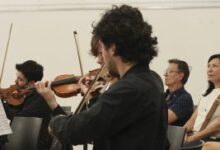 Músicos de la Filarmónica de Córdoba en escena