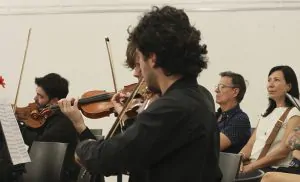 Músicos de la Filarmónica de Córdoba en escena