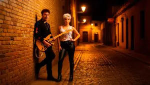 Imagen de la banda Joyriders en el escenario del Teatro Real