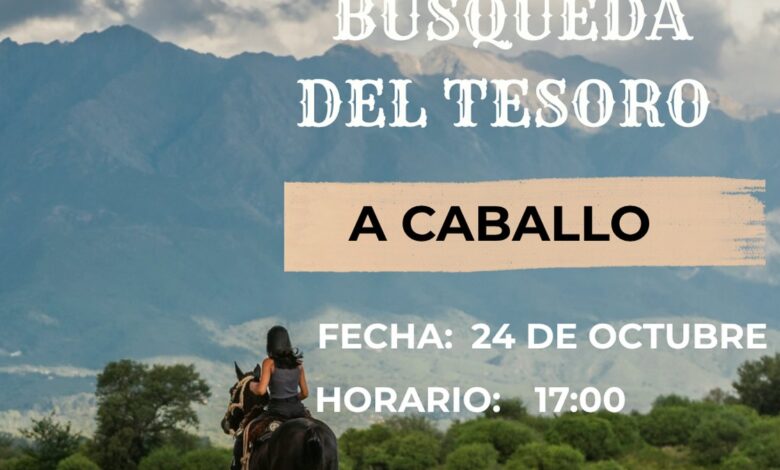 Mes del Turismo Ecuestre en Nono: búsqueda del tesoro